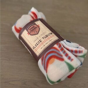 NEW PINE CREEK white sleepy gnomes fleece blanket throw size 46 x 63 inches